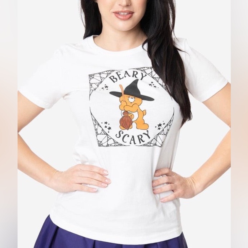 Care Bears x Unique Vintage Beary Scary Womens Tee